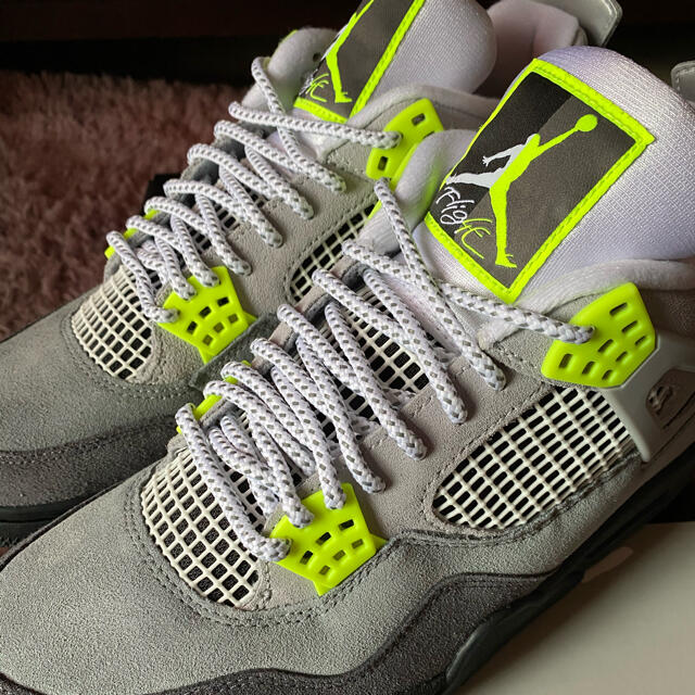 NIKE AIR jordan 4 RETRO NEON 27,5cm 新品！スニーカー