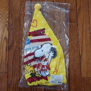 スヌーピー(SNOOPY)のスヌーピー　タオル　帽子形　プール　スイミング(タオル/バス用品)