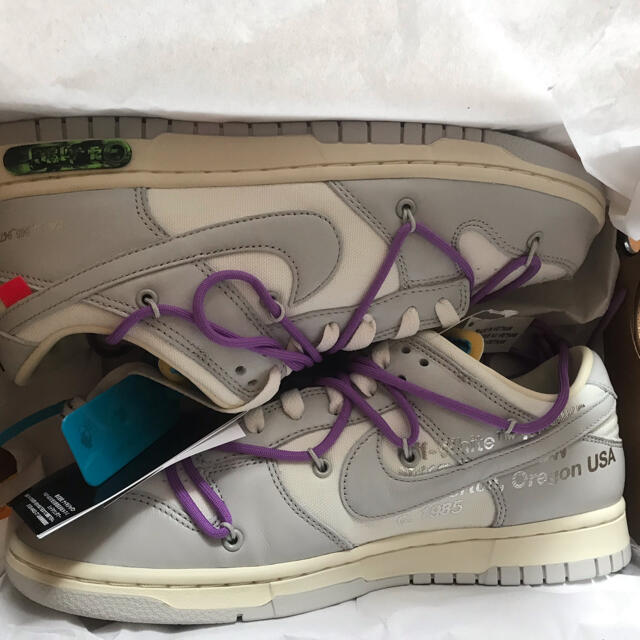 OFF-WHITE × NIKE DUNK LOW 1 OF 50  47メンズ