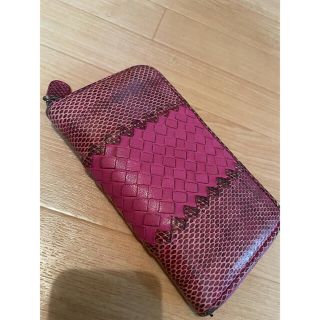 ボッテガヴェネタ(Bottega Veneta)のボッテガヴェネタ ボッテガ財布 イントレチャート パイソン bottegaven(財布)