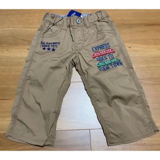 新品 ミキハウス ブラックベア ギンガムチェックハーフパンツ 120