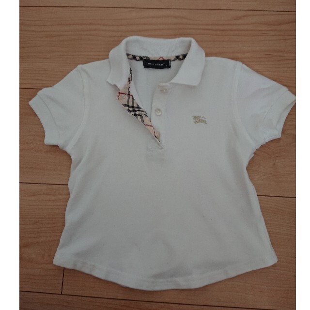 BURBERRY(バーバリー)のBURBERRY バーバリーキッズポロシャツ キッズ/ベビー/マタニティのキッズ服女の子用(90cm~)(Tシャツ/カットソー)の商品写真