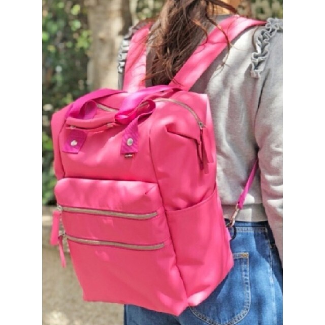 新品 ファミリア マザーズ リュック ピンク