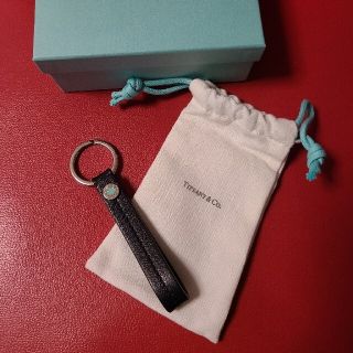 ティファニー(Tiffany & Co.)のティファニー レザー キーホルダー(キーホルダー)