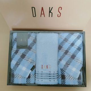 ダックス(DAKS)の【ご専用】新品未使用☆DAKS☆フェイスタオル3Pセット(タオル/バス用品)