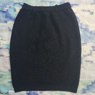 マリークワント(MARY QUANT)のMARY QUANT ウールストレッチ スカート マリークワント ウールスカート(ひざ丈スカート)