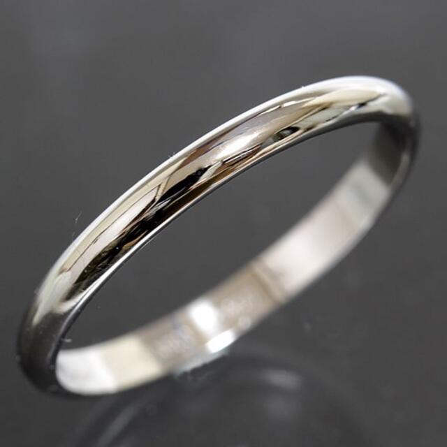 カルティエ cartier シンプル リング size51 pt950 仕上済