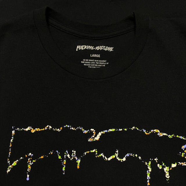 Supreme - Fucking Awesome ロゴプリント Tシャツ BLACK Lの通販 by T ...