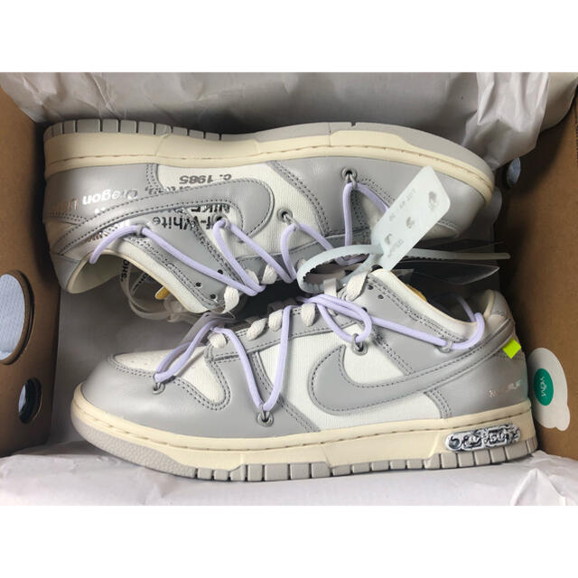 off white × dunk low lot 49 スニーカー
