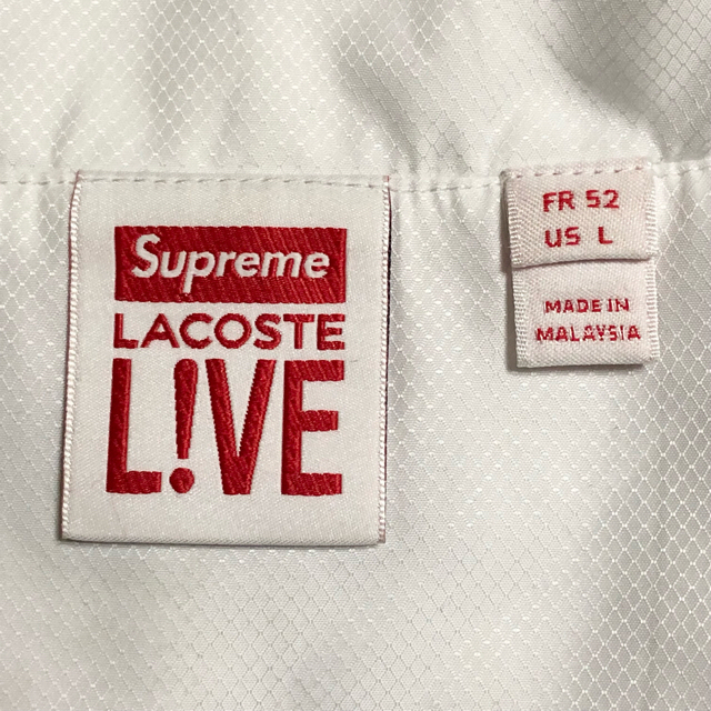 Supreme LACOSTE Track Jacket LIVE L 5