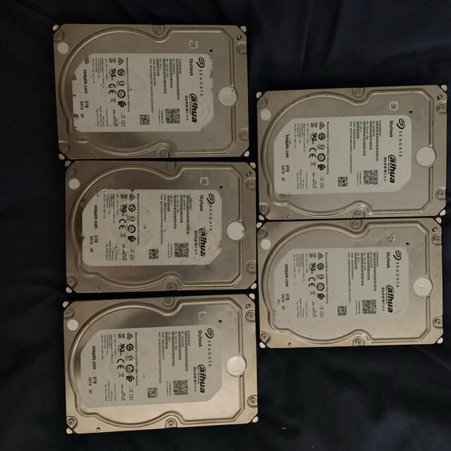 6TB HDD SEAGATE 5本セット