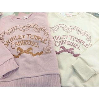 シャーリーテンプル(Shirley Temple)のカルーセル　トレーナー（ピンク）100 cm(Tシャツ/カットソー)