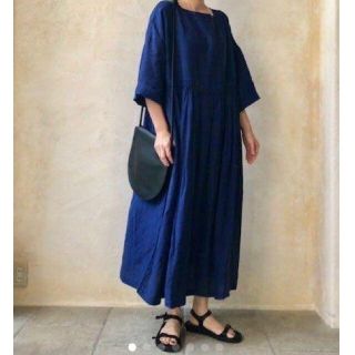 ネストローブ(nest Robe)のネストローブ♡リネンウエストギャザード2wayワンピース(ロングワンピース/マキシワンピース)