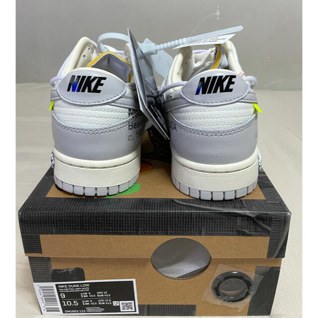 NIKE(ナイキ)のOff-White×Nike Dunk  Low “The 50” Lot49 メンズの靴/シューズ(スニーカー)の商品写真