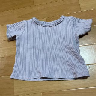 フタフタ(futafuta)の半袖リブトップス　70(Ｔシャツ)