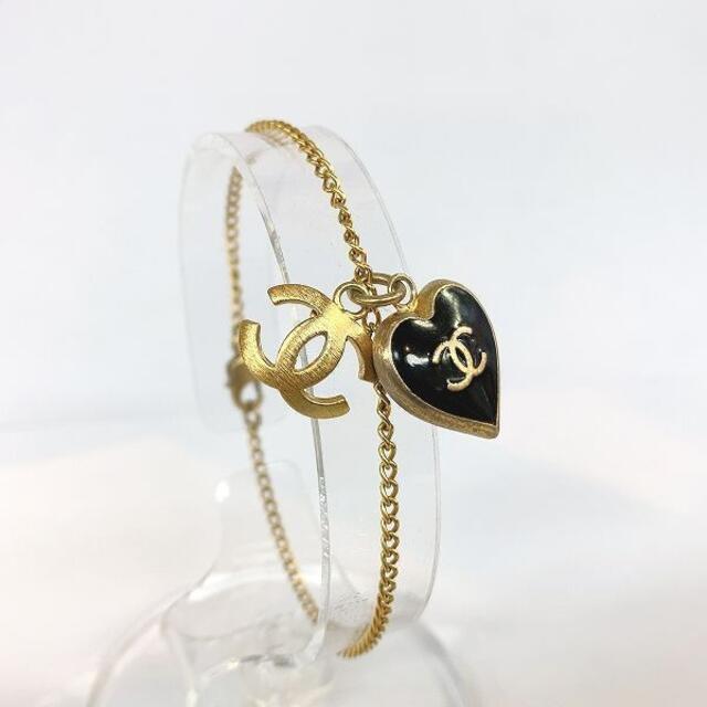 CHANEL シャネル ココマーク ハート ブレスレット アクセサリー CHANEL シャネル ココマーク ハート ブレスレット アクセサリー