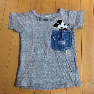 デニムダンガリー(DENIM DUNGAREE)のデニム＆ダンガリー   ミッキーT  半袖　110(Tシャツ/カットソー)