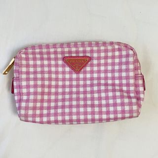 プラダ ポーチ(レディース)(ギンガムチェック)の通販 23点 | PRADAの プラダ ポーチ(レディース)(ギンガムチェック)の通販 23点 | PRADAの