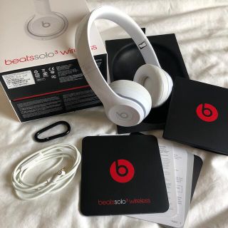 ビーツバイドクタードレ(Beats by Dr Dre)のBeats Solo3 Wireless Gloss White (ヘッドフォン/イヤフォン)