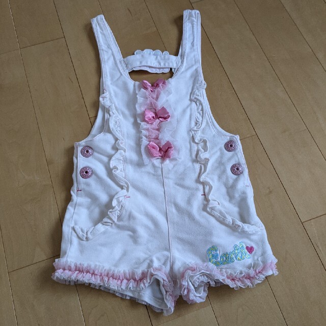 EARTHMAGIC(アースマジック)の女のコ　オーバーオール キッズ/ベビー/マタニティのキッズ服女の子用(90cm~)(その他)の商品写真