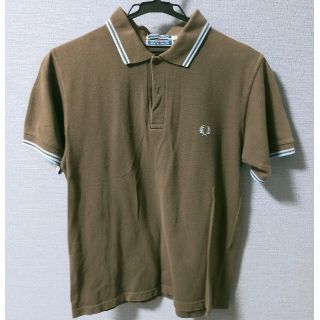 フレッドペリー(FRED PERRY)のFREDPERRY フレッドペリー　ポロシャツ ワンポイント刺繍ロゴ　イギリス製(ポロシャツ)