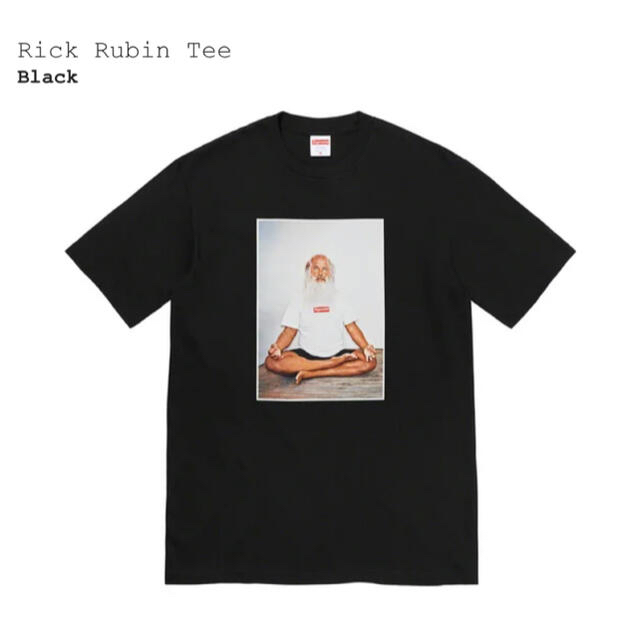 即発送 21aw Supreme  Rick Rubin Tee BLACK L