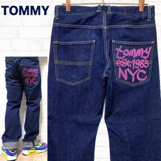 トミー(TOMMY)のTOMMY トミー ペイントアート NYC 濃紺 デニムパンツ(デニム/ジーンズ)