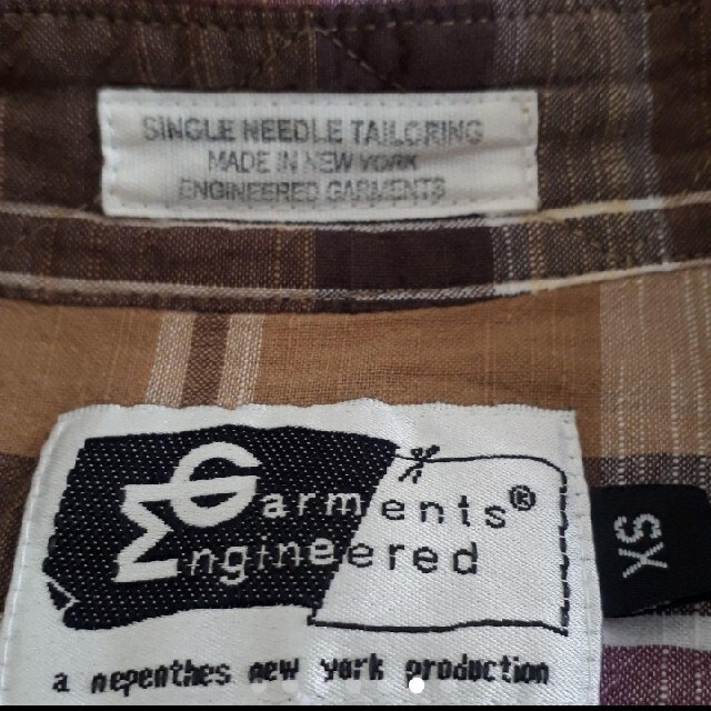 Engineered Garments(エンジニアードガーメンツ)のエンジニアドガーメンツ　マドラスチェック　XS メンズのトップス(シャツ)の商品写真