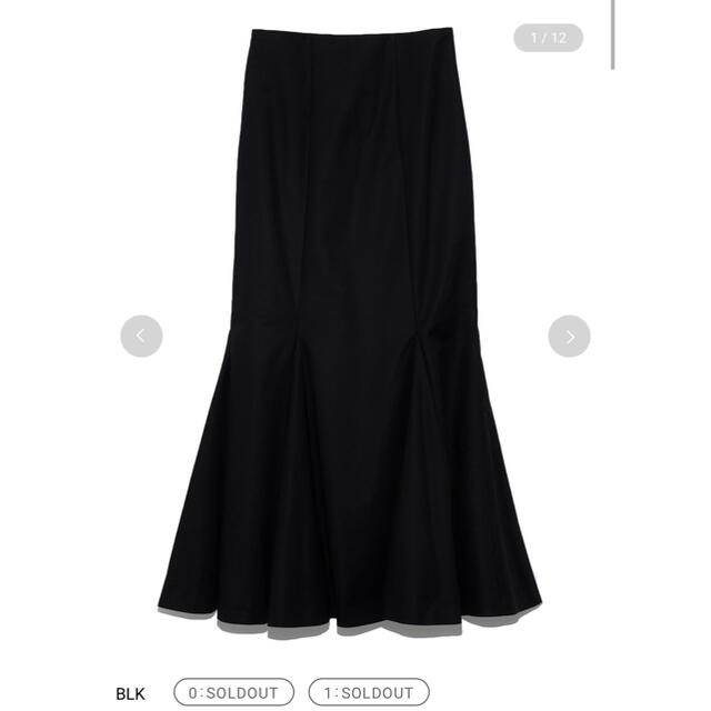 Lily Brown(リリーブラウン)のリリーブラウン　マーメイドスカート　ブラック レディースのスカート(ロングスカート)の商品写真