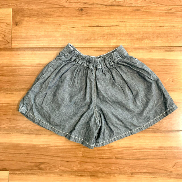 GU(ジーユー)のGU デニム　ショートパンツ　120 キッズ/ベビー/マタニティのキッズ服女の子用(90cm~)(パンツ/スパッツ)の商品写真