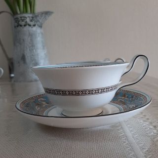 ウェッジウッド(WEDGWOOD)のWedgewood　フロレンティーンターコイズ　ティーカップ3客組　未使用(グラス/カップ)