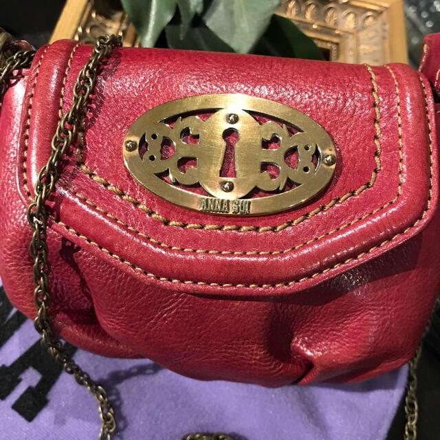 ANNA SUI - ANNA SUI アナスイ ミニショルダー 総レザー 革