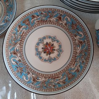 ウェッジウッド(WEDGWOOD)のWedgewood　フロレンティーンターコイズ　ソーサー1枚　予備用(グラス/カップ)