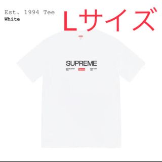 シュプリーム(Supreme)のホワイト　Lサイズ　supreme(Tシャツ/カットソー(半袖/袖なし))