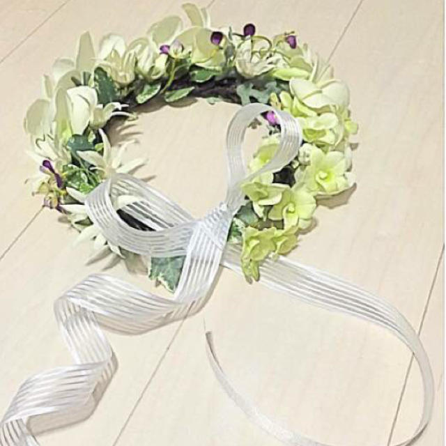 花冠♡プルメリア レディースのフォーマル/ドレス(ウェディングドレス)の商品写真