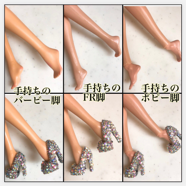 ください ドール用パンプス by Belle Rose |ラクマ メタルブラックの通販 はグルーな