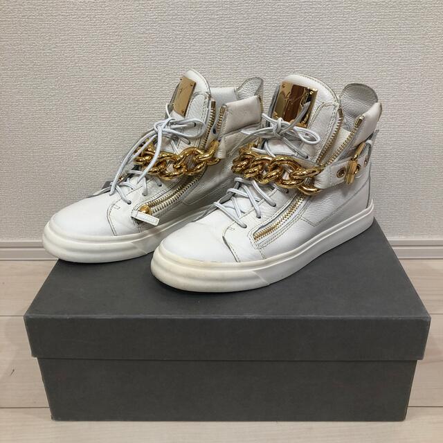 美品♡Giuseppe Zanotti♡ゴールド♡スニーカー♡