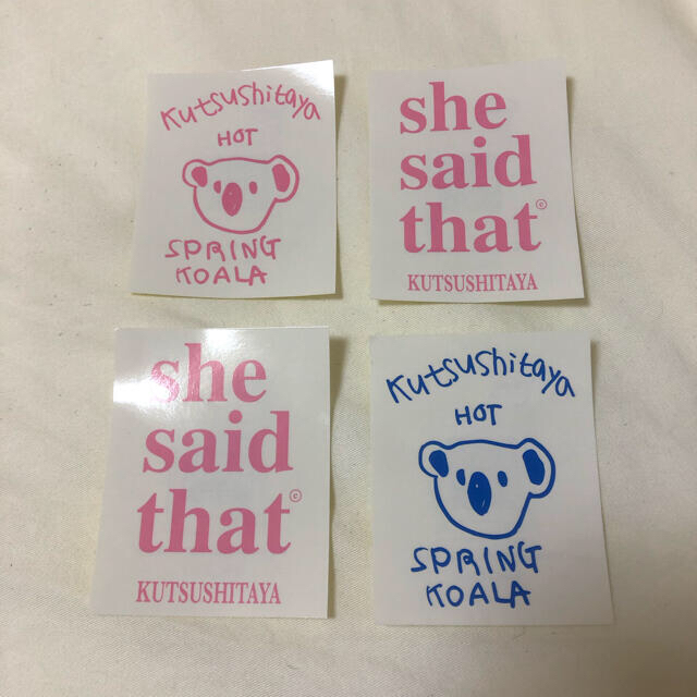 靴下屋(クツシタヤ)のshe said that 靴下屋 コラボ ステッカーセット 完売品 エンタメ/ホビーの本(ファッション/美容)の商品写真