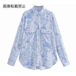 ザラ(ZARA)の🎐8月新作🍧5408◆レトロ ペイズリー 柄 シャツ ブラウス(シャツ/ブラウス(長袖/七分))