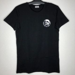 ディーゼル(DIESEL)のディーゼル　メンズM　Tシャツ　 クルーネックシャツ　ブラック　インナーシャツ(Tシャツ/カットソー(半袖/袖なし))