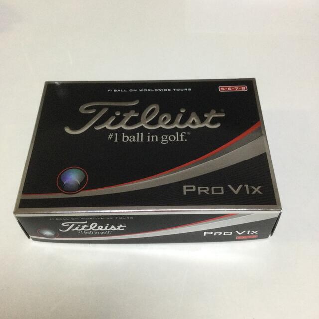 タイトリスト　ゴルフボール　PRO V1X           2019モデル