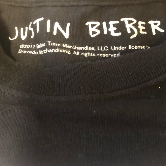 Justin Davis(ジャスティンデイビス)のJUSTIN BIEBER ジャスティンビーバー Tシャツ Sサイズ メンズのトップス(Tシャツ/カットソー(半袖/袖なし))の商品写真