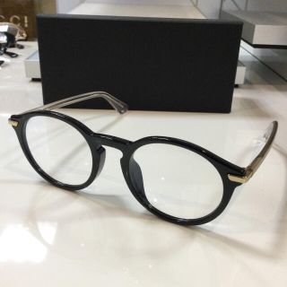 ディオールオム(DIOR HOMME)の正規新品　ディオール　オム　メガネ　ブラック　クリスタル　伊達(サングラス/メガネ)