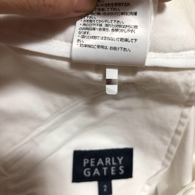 PEARLY GATES(パーリーゲイツ)のパーリーゲイツ  レディース 韓国パンツ2サイズ新品、正規品 スポーツ/アウトドアのゴルフ(ウエア)の商品写真