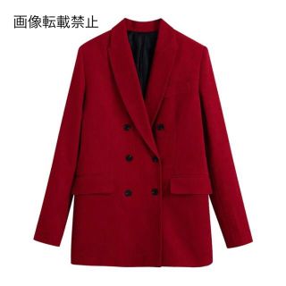ザラ テーラードジャケット レディース レッド 赤色系 の通販 38点 Zaraのレディースを買うならラクマ
