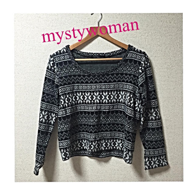 mysty woman(ミスティウーマン)のkojiさま専用ページ♡雪柄セーター♡ レディースのトップス(ニット/セーター)の商品写真