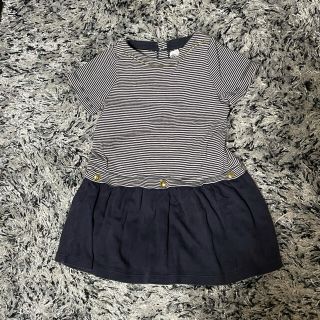 プチバトー(PETIT BATEAU)の美品 PETIT BATEAU 18M / 81cm ワンピース(ワンピース)