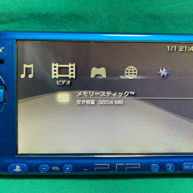 PSP  すぐに遊べるセット 本体 ソフト メモリースティック カバー