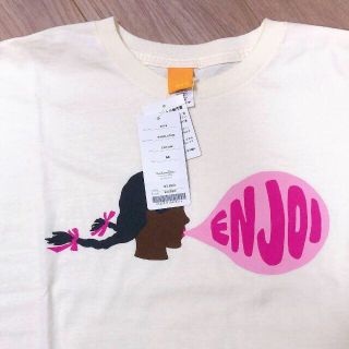 エンジョイ(enjoi)の【新品／未使用】enjoi（エンジョイ） プリントティーシャツ クリーム色 M(Tシャツ/カットソー(半袖/袖なし))