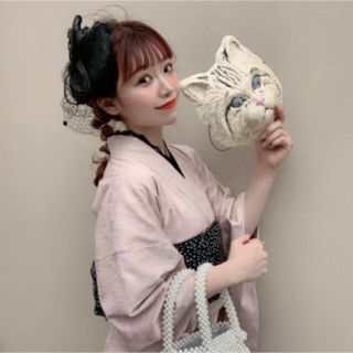 treat urself  vintage lace Yukata(pink)(浴衣)